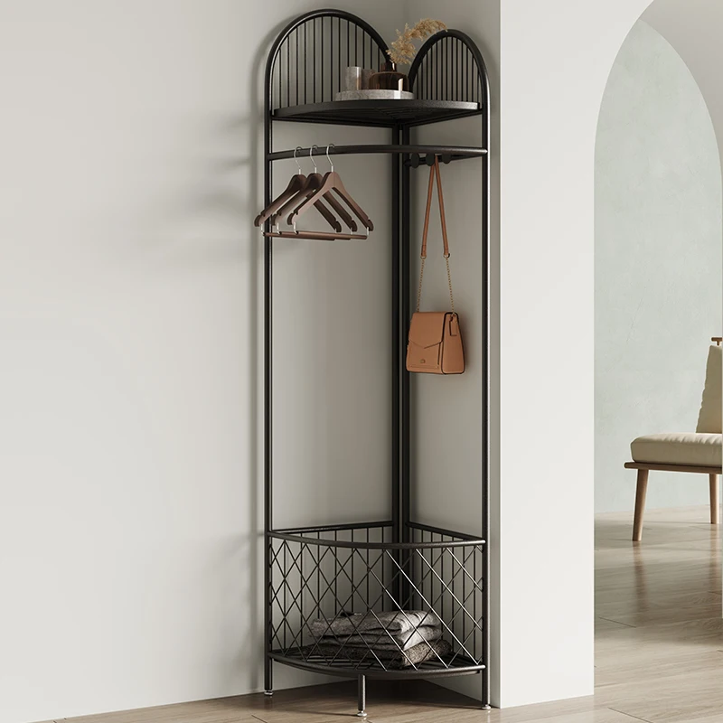 

Minimalist Boutique Clothes Racks Bathroom Black Modern Living Room Clothing Rack Nordic Hotel Perchero De Ropa Room Furniture