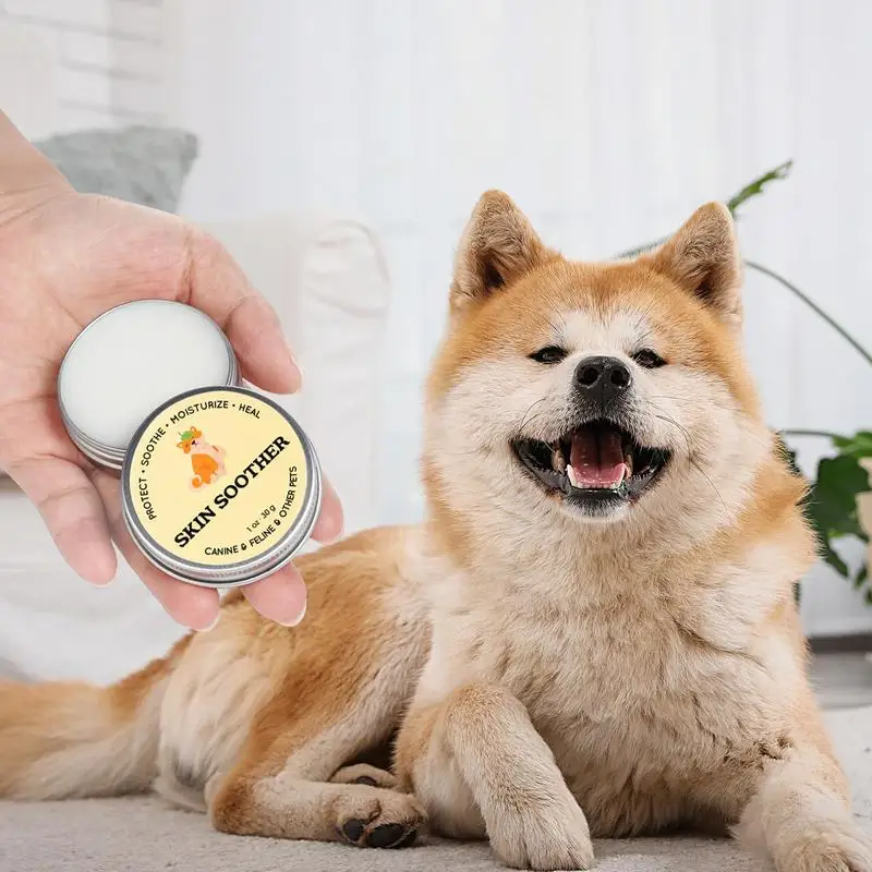 Pet Skin Soother Natural Cream Butter Anti Itch Cream For Dogs Dog Moisturizer 30G Pet Supplies Dog Balm Healing Balm