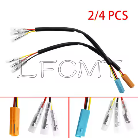 3 Pin Front Turn Signal Indicator Marker Wire Adapter Plug Connector Fit for Honda CBR 500R 650R/F 650 1000 RR CRF300L MSX125