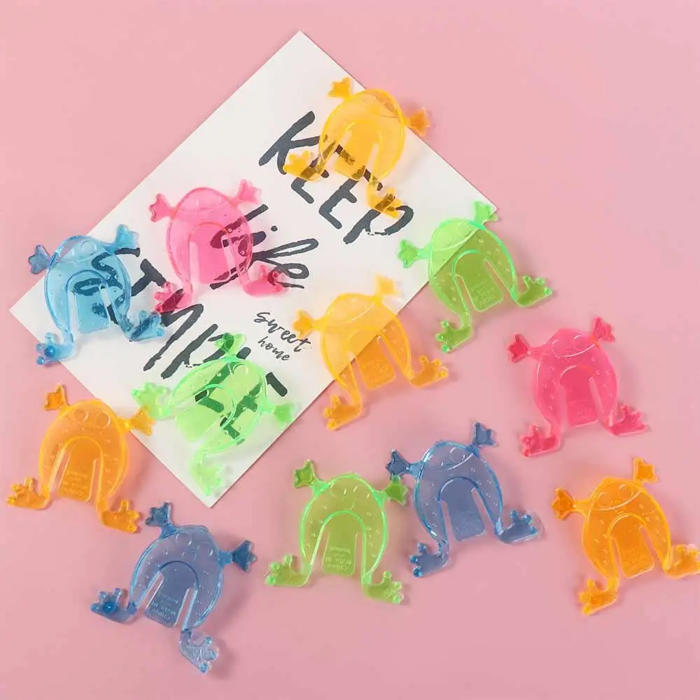 

20Pcs Classic Mini Jumping Frog Bounce Toys Assorted Candy Color Leap Frog Toys Novelty Plastic Children Toys