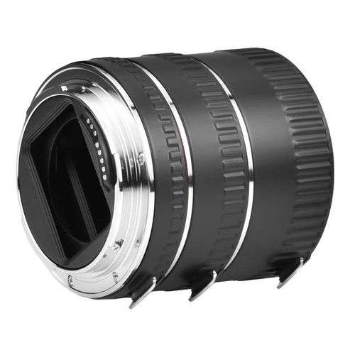 Imagen 2 del producto Juego de tubos de extensión Macro de 3 piezas, 13/21/1mm, enfoque automático, tubo de extensión de lente Macro AF, primer plano para cámara Canon EOS EF EF-S