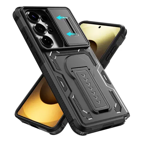 Capa à Prova de Choque para Samsung Galaxy A57 S26 Ultra S25 S24 S26 A17 5G A37 A16 A26 A36 A56 A17 com Proteção de Câmera e Suporte