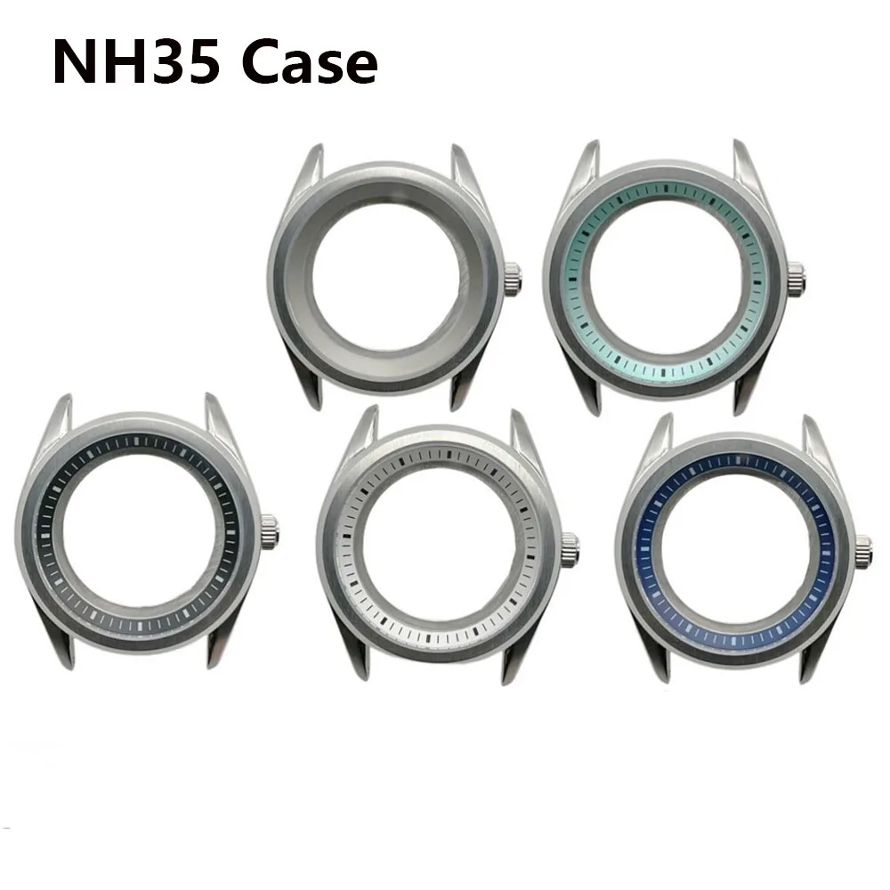 

NH35 Case 39.5mm Stainless Steel Sapphire Glass Watch Case for NH35 NH36 4R35A 4R36A Movement Men Women Watch, Fit 28.5mm Dial