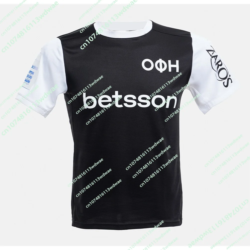 nova-camisa-de-futebol-ofi-crete-2026-verao-grecia-estampada-em-3d-para-lazer-masculino-camiseta-esportiva-infantil-para-meninos-e-fas-da-familia