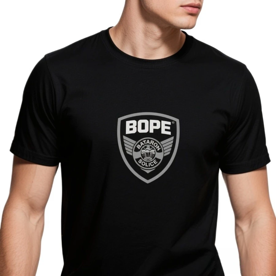 

BOPE Batallon Ops Policiales Especiais T-Shirt 100% Cotton O-Neck Short Sleeve Summer Casual Mens T-shirt Streetwear