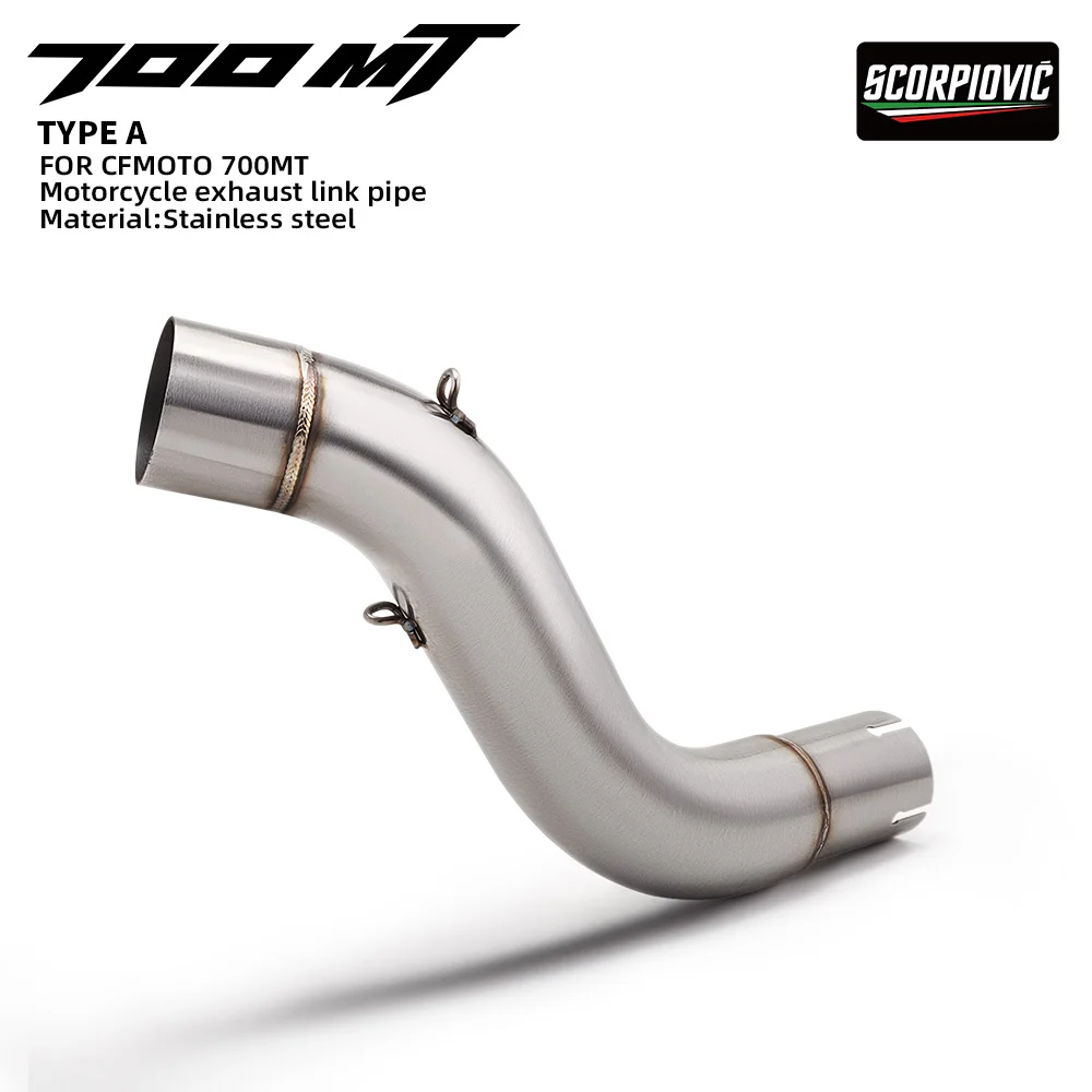 

Для 700MT локоть 51 мм выхлопная система мотоцикла модифицированный глушитель среднее звено трубы колено