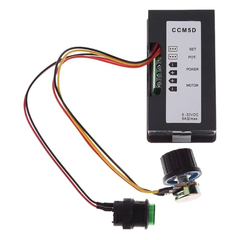 CCM5D For PWM Motor Speed Controller with Onboard Digital Display for Accurate 0-100% Adjustment 6V to 30V DC Input