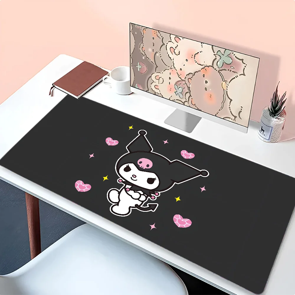 MINISO A-Kuromi Cute Mousepad Mouse Mat Desk Mat With Pad gaming accessories Prime Gaming XXL Keyboard Pad