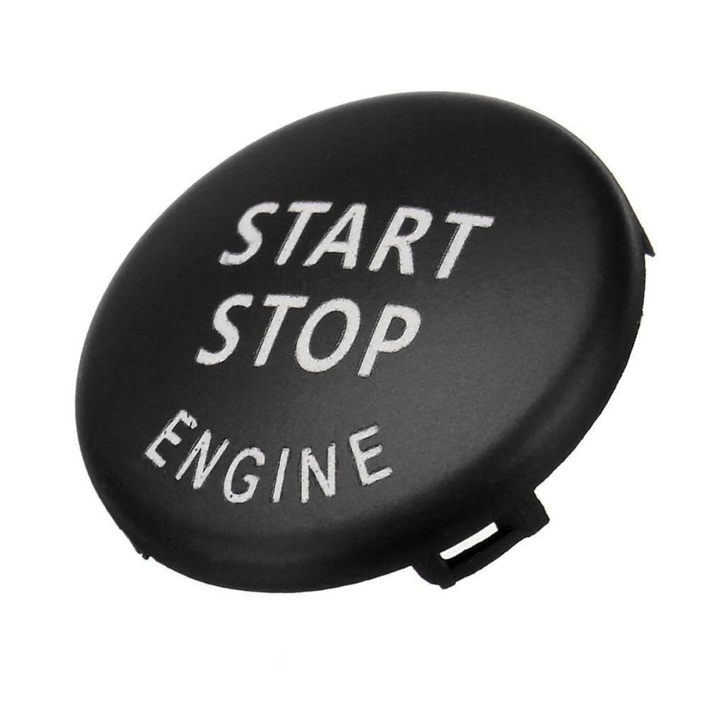 Car Start Stop Engine Button Switch Cover For BMW E70 X6 E71 X1 E84 X3 E83 Black Car Engine START Button Replace Cover