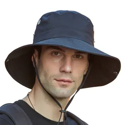 New Summer 2022 Mesh Breathable Fisherman Cap Penney Hat For Men Outdoor Mountaineering With Large Overhang Sun Shade
