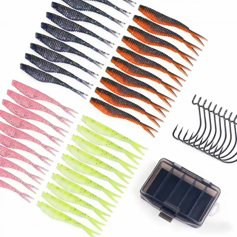 

Набор приманок Micro Object для дальнего заброса с защитой от зацепов, с резьбовой катушкой, мягкой приманкой-хвостом, искусственной приманкой, крючком с грузилом, специально для ловли мандарина