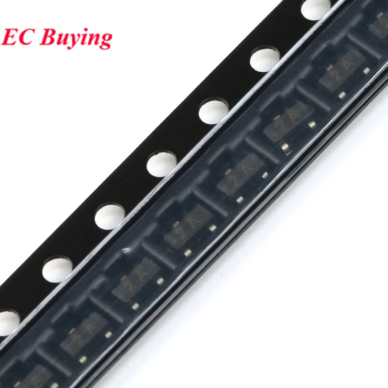 100pcs/lot MMBT3906 2N3906 2A MMBT3906LT1G 3906 SOT-23 200mA 40V SMD Triode Transistor New Original