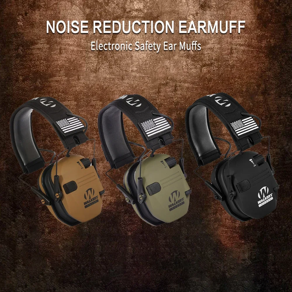 Электронные Наушники для съемки, защита от шума, Защита слуха, охота, шумоподавление, наушники NRR23db