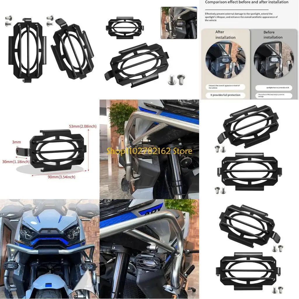 

547B LED Fog Light Protectors Guard Replacement Foglight Lamp Cover for ZONTES 368G