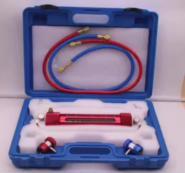 Automotive AC Oil Analyzer Kit with Purity Tester and Filtration System for Car Air Conditioner Maintenance