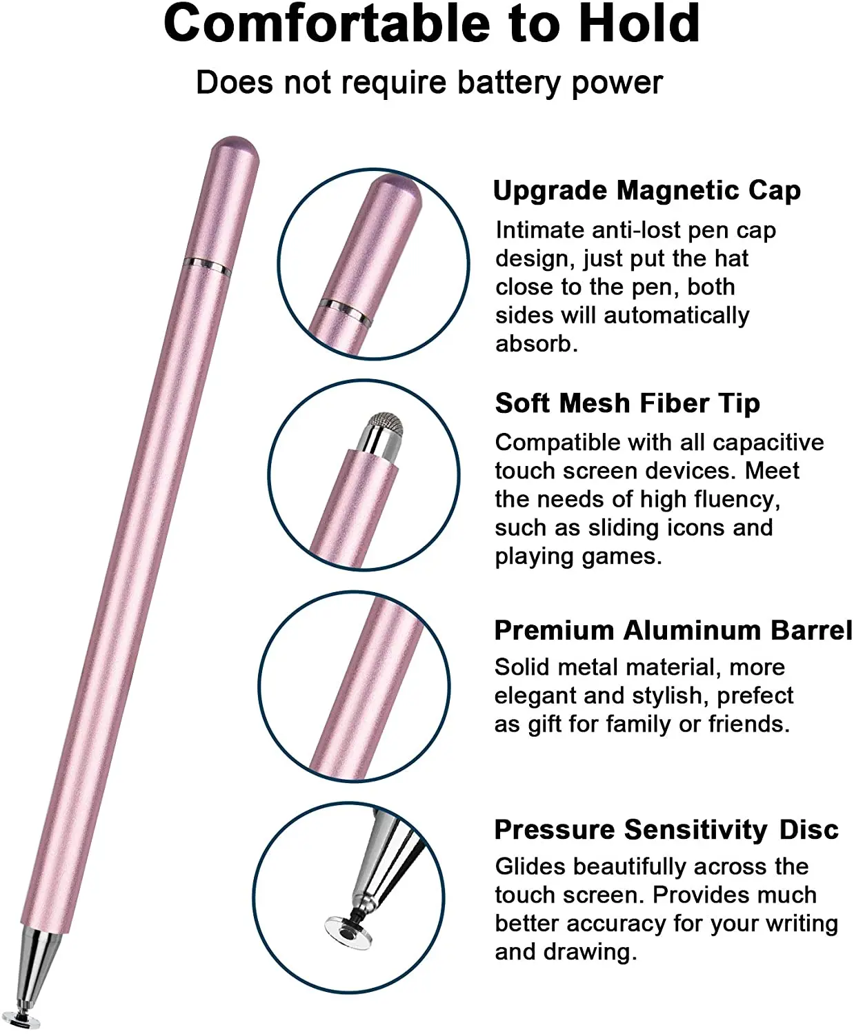 

Стилус для планшета, ручка для рисования, экранная ручка для iOS Android, резистивный сенсорный карандаш для iPad, Lenovo Tab, Samsung Tab