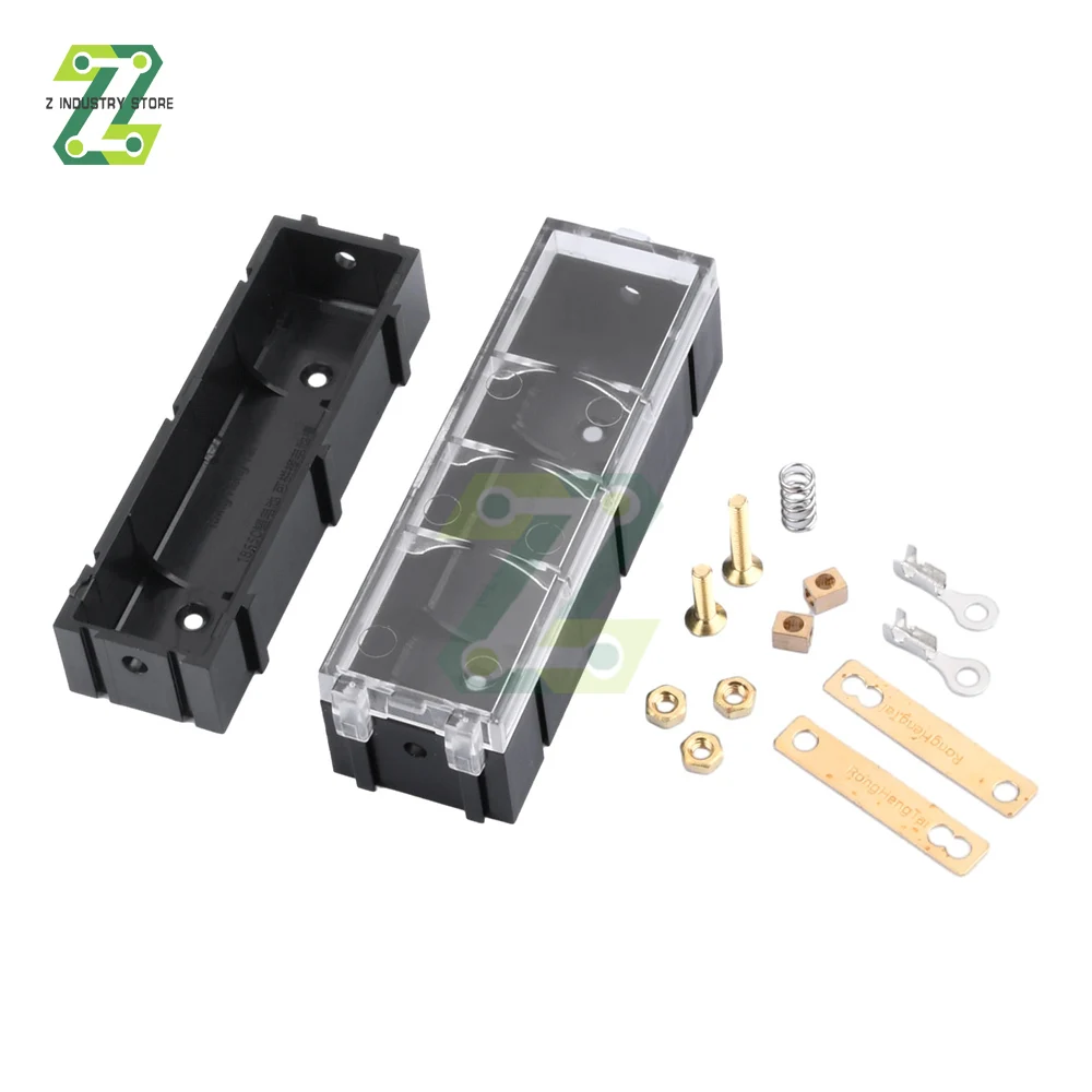 Splicable Battery Slot 21700 18650 Battery Case solder-free Lithium Battery Box Holder Electronic High-current Copper Pillar