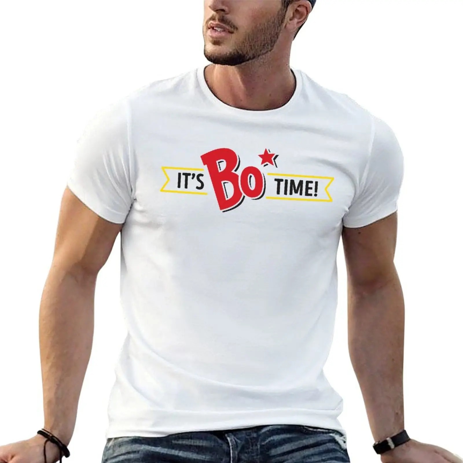 

It's Bo Time! - Bojangles (Black Text) T-Shirt funny t shirts man t shirt man casual funny t shirts dark humor T-Shirt