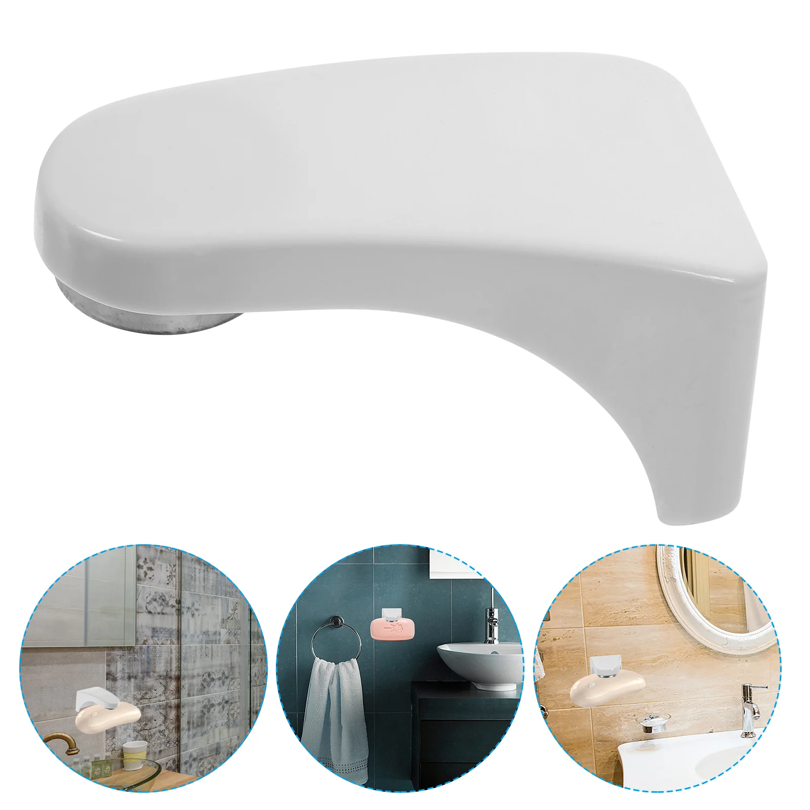 Soporte magnético para jabón, barra montada en la pared para baño, organizador blanco para ducha, Miss, 2 uds.