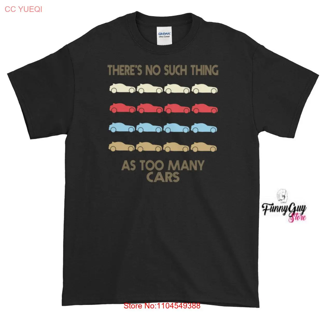 

Cars T Shirt Car Vintage Clothing Retro Style Lover long or short sleeves