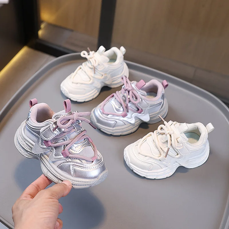 

Light Children Sneakers Autumn Winter New Boy Girl Casual Sports Shoe Breathable Anti Slip Fashion Running Shoes Toddler Outdoor