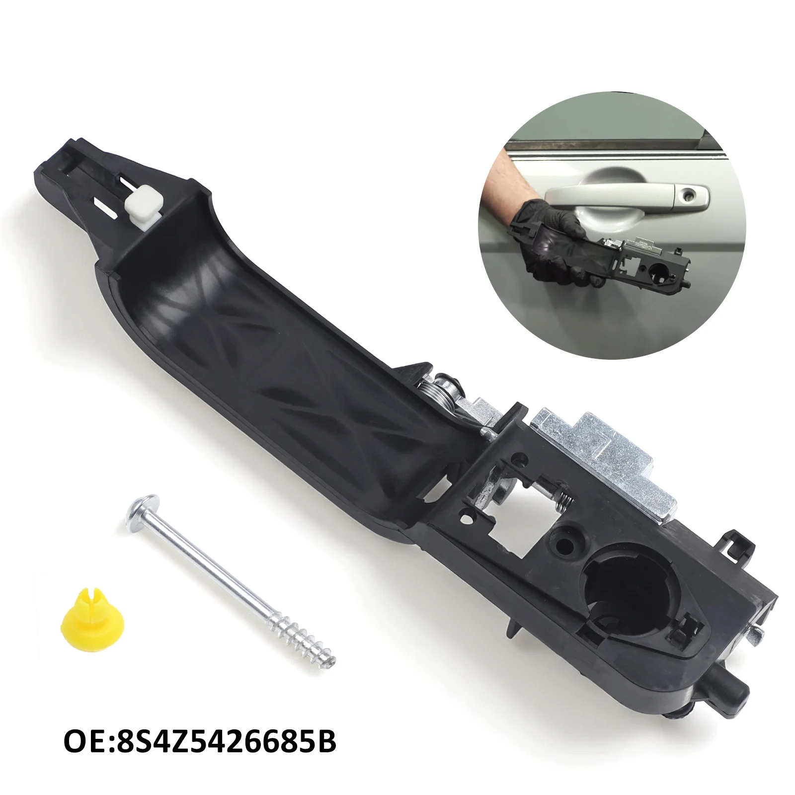 Car Front Left Exterior Door Handle Base Reinforcement For Ford Focus 2008 2009 2010 2011 Exterior Door Handle OE 8S4Z-5426685-B