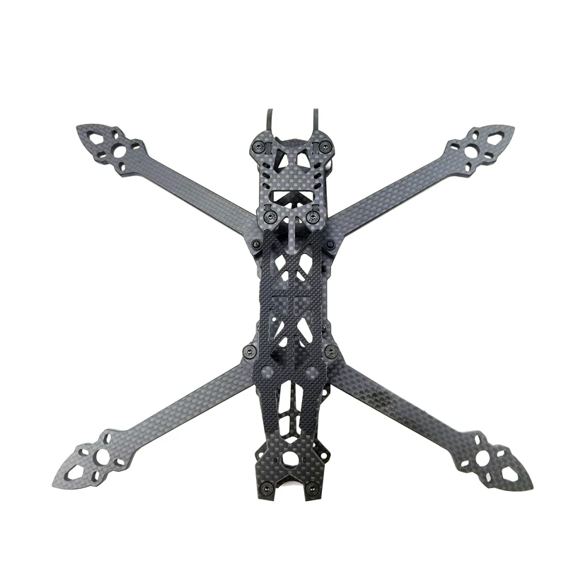 Imagem -06 - Polegada 240 Mm7 Polegada 295 mm Fpv Quadro Kit de Fibra Carbono com mm Braço para o3 Fpv Corrida Drone Quadcopter Estilo Mark4-hd Marca hd