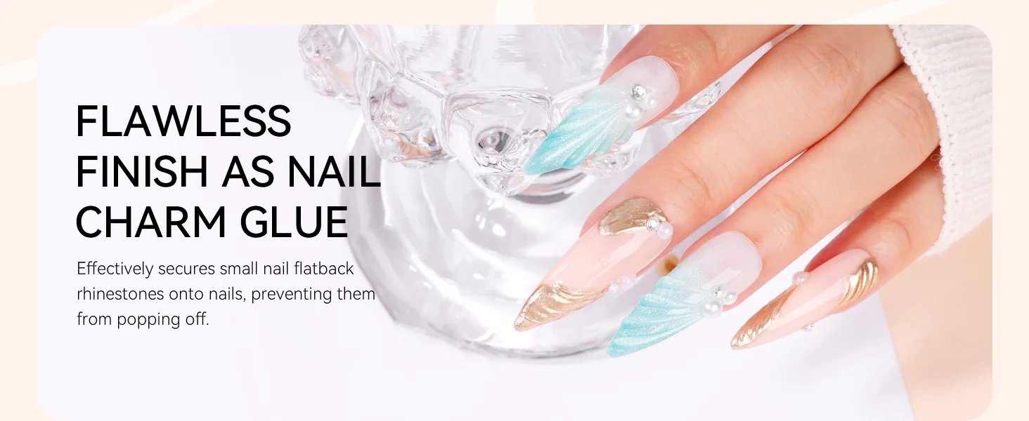 Makartt 3D Nail Gel Sculpting Gel Nail Art Glue Kit, White Craving Gel und Black Candy Molding Gel No Wipe Embossed Gel Polish – Detail 11