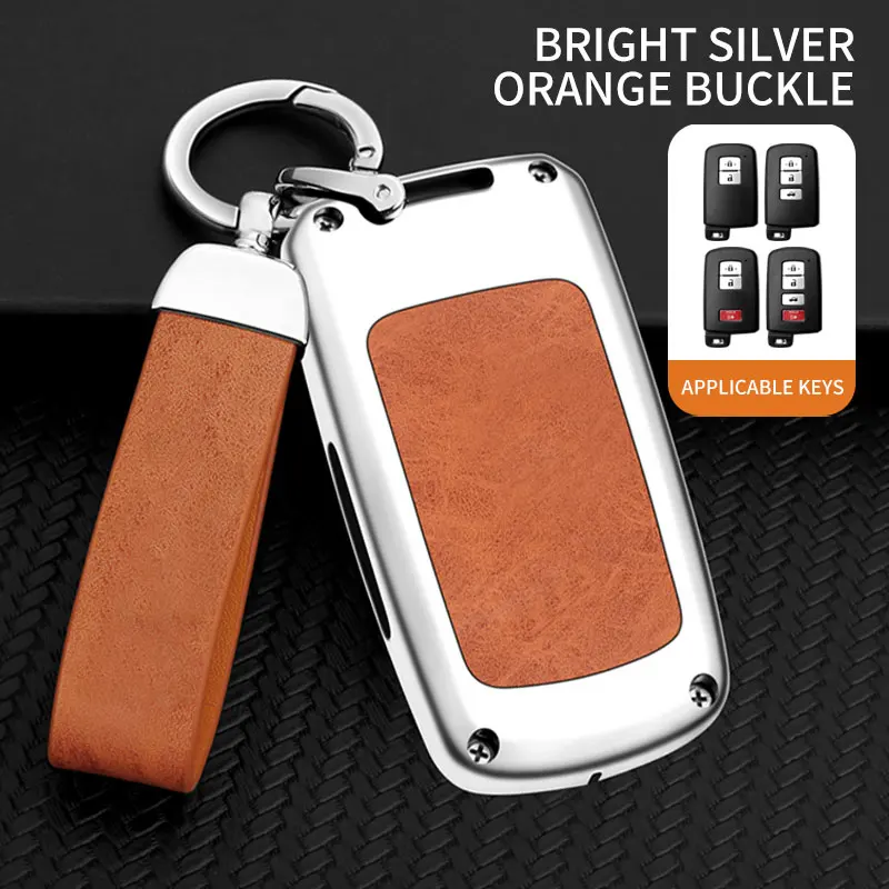 Car Remote Key Case Cover Shell Fobfor Toyota Auris Camry RAV4 Avalon Yaris Verso 2012 2013 2014 2015 2016 2017 2018 Accessories view 2
