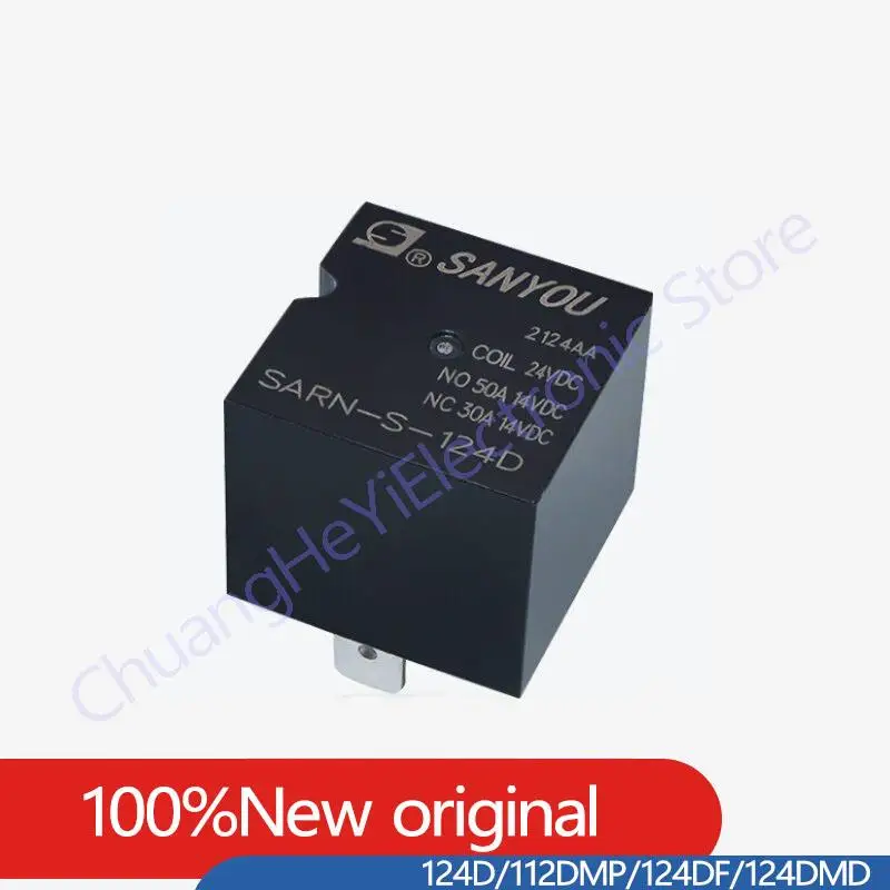 5PCS/LOT Relay SANYOU SARN-S-124D SARN-S-112DMP SARN-S-124DF SARN-S-124DMD 24VDC 12VDC 5PIN Automobile relay NO50A 14VDC NC30A