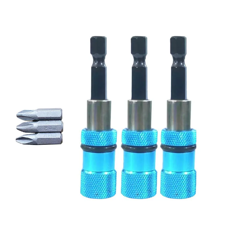 

Hexagonal Handle Black Cap Quick-Release Self-Locking Extended Connecting Rod,Electric Drill Screwdriver ConversionConnectingRod