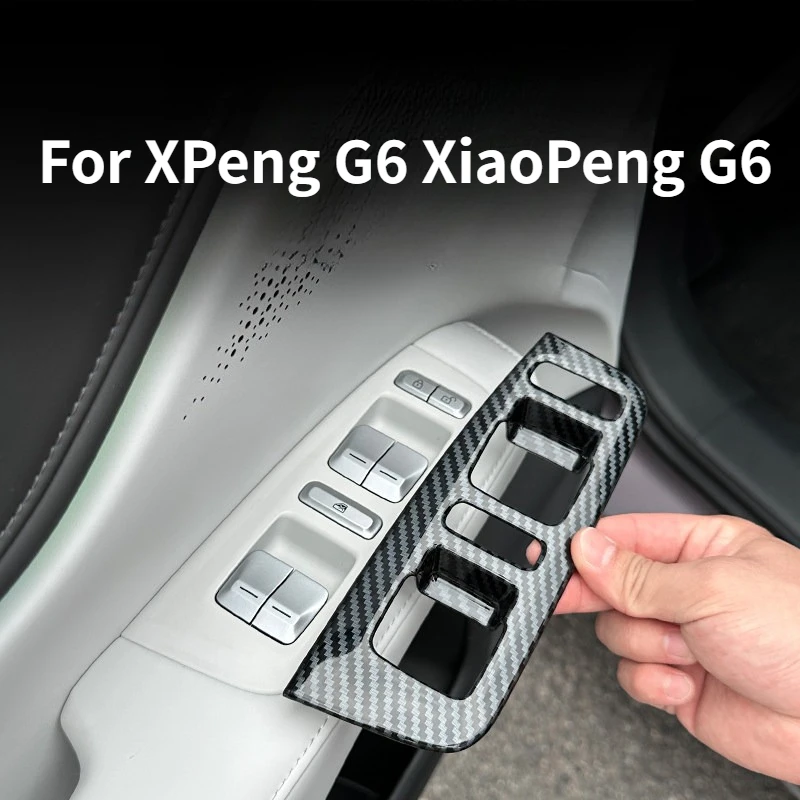 

For XPeng G6 XiaoPeng G6 2026 Car Window Button Panel Decoration Sticker Interior