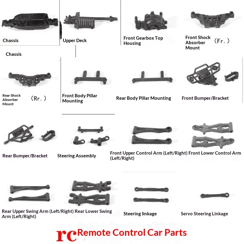 Gallop Rc Car Spare Parts Tires Steering Swing Arm Axle Remote Control Chassis Bumper Shock Mount Steering Link For Rc Hobby