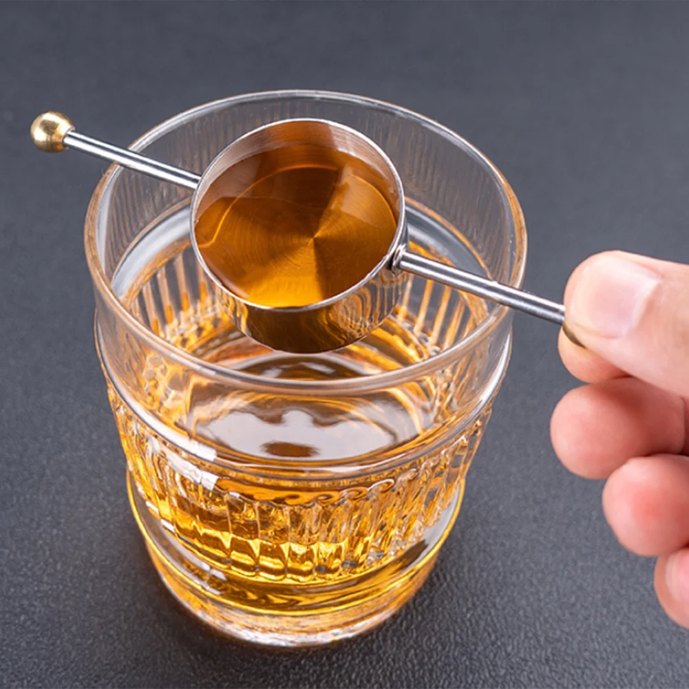 ABIYY-Measuring Cup Tools, Bar Measure Cocktail Jigger with Handle for Whisky Bar Tools Bar Accessories(1 Pcs)