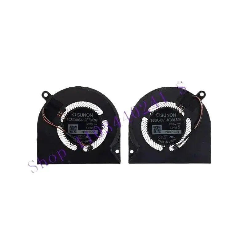 

Laptop CPU GPU Fan For Book 13 RZ09-0357 RZ09-03571EM L&R #*