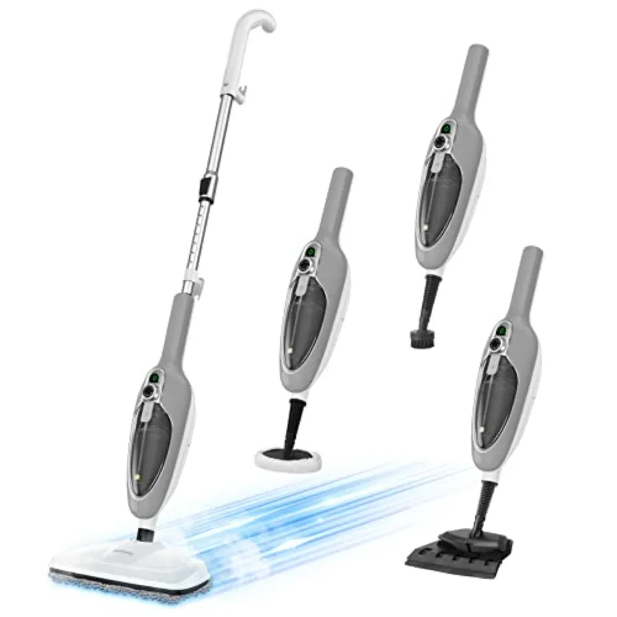 

Steam Mop - 10-in-1 MultiPurpose Handheld Steam Cleaner with Detachable Floor Steamer for Hardwood Tile Laminate Floors and Car
