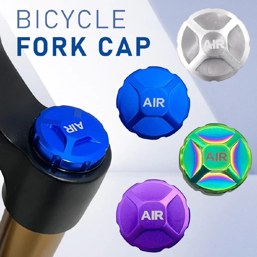 

Bicycle Suspension Fork Cap Parts Manual Cover Aluminum Alloy Bike Air Cap Fork Protector For Manitou Magura FOX DT ROCK SHOX
