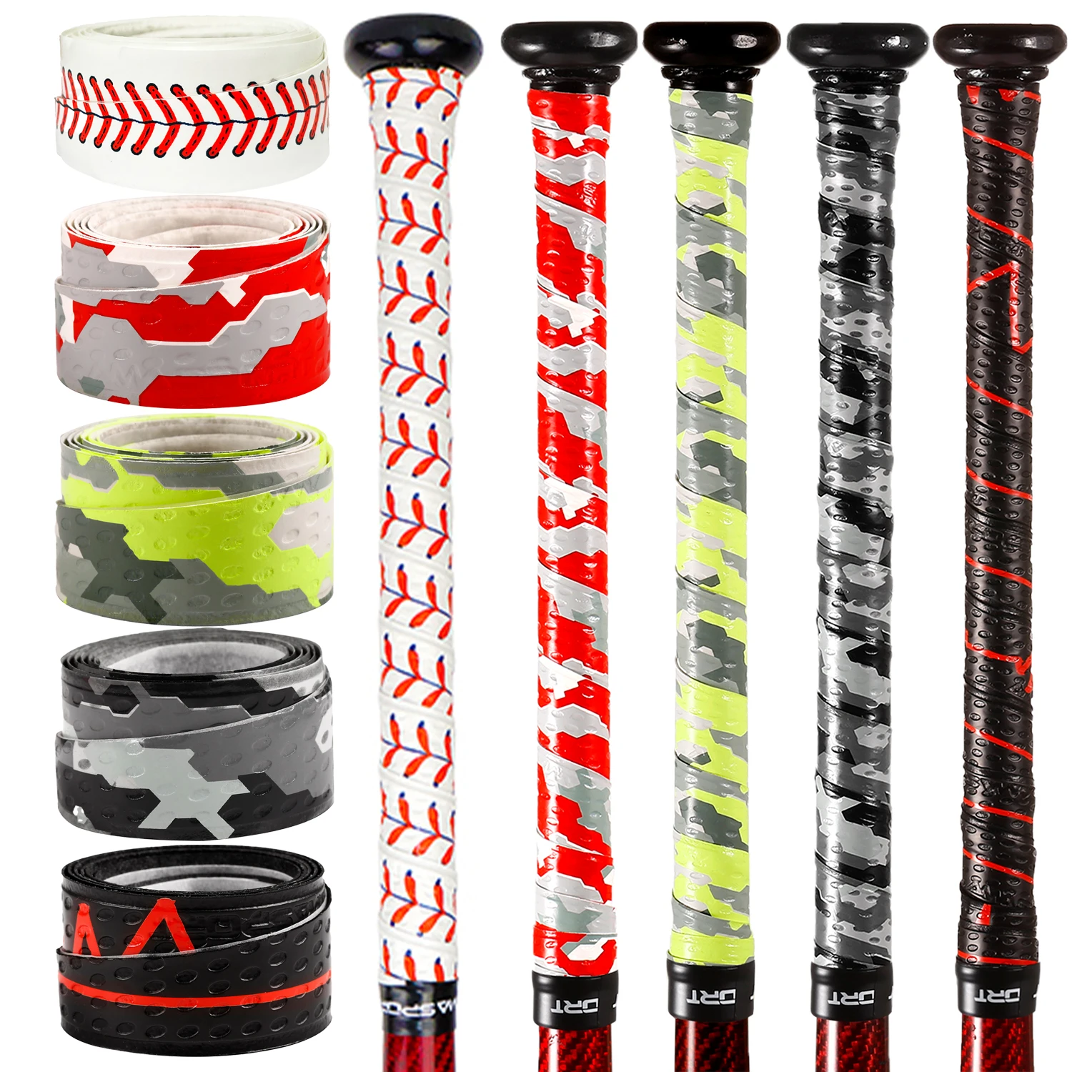 

30/60 PCS All-Weather Baseball Grip Tape PRO-Feel Non-Slip Bat Wrap for Enhanced Performance And Epic Home Runs