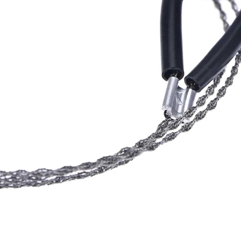 28 In/ 72cm Small Type Wire Rope Chain Outdoor Camping Cutting Emergent Survival Hunt Hand Tool