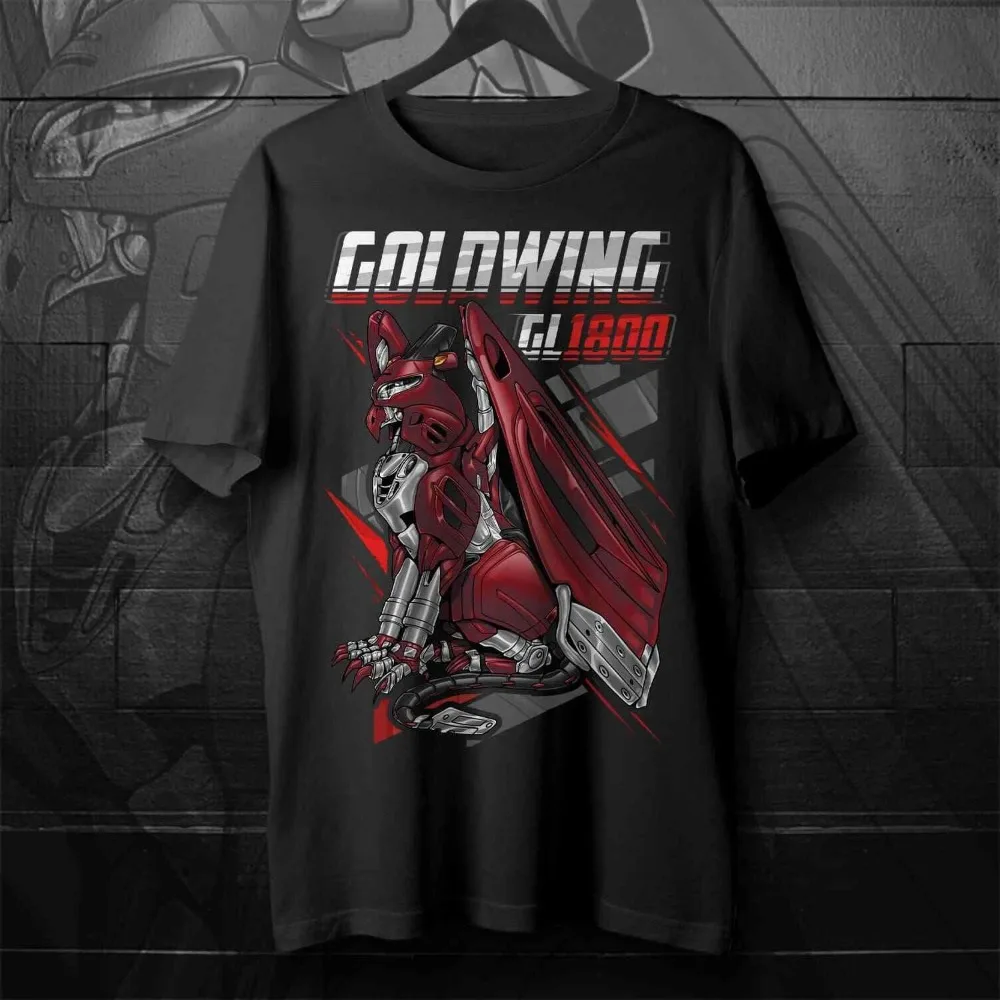 

Мужская и женская футболка Honda GL1800 Gold Wing, летняя мотоциклетная футболка, гоночная футболка с короткими рукавами, весенняя велосипедная футболка для бездорожья