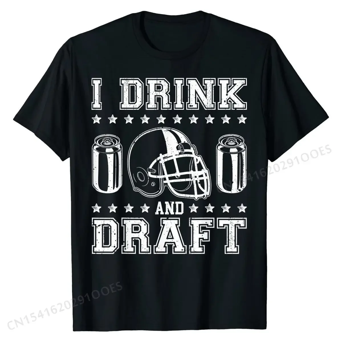 I Drink and Draft Funny Fantasy Football  T Shirt T Shirt Coupons 3D Printed Cotton Student Top T-shirts Unique