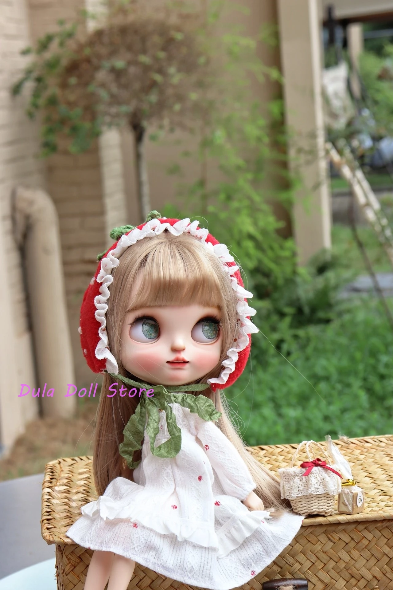 Dula Doll Clothes Dress strawberry skirt Blythe ob24 Azone Licca ICY JerryB 1/6 Bjd Doll Accessories