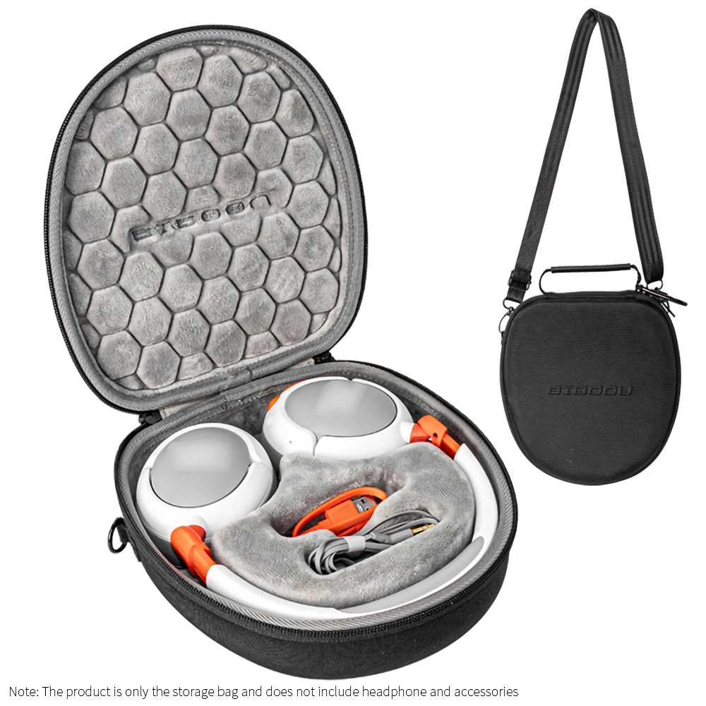 Przenośna twarda torba EVA do przechowywania słuchawek JBL JR470NC do QCY H3 Pro Wysokiej jakości futerał podróżny na słuchawki