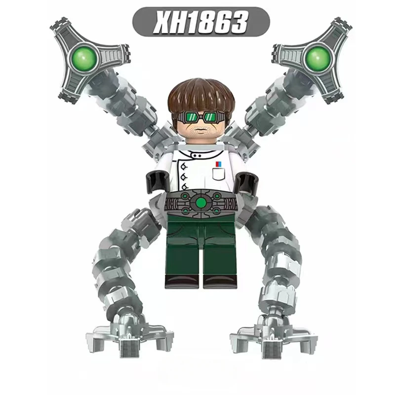 Doctor Octopus Compatible With Lego Spider Disney Toys Mini Action Diagram Building Blocks Children\'s Best-selling Toy Gifts