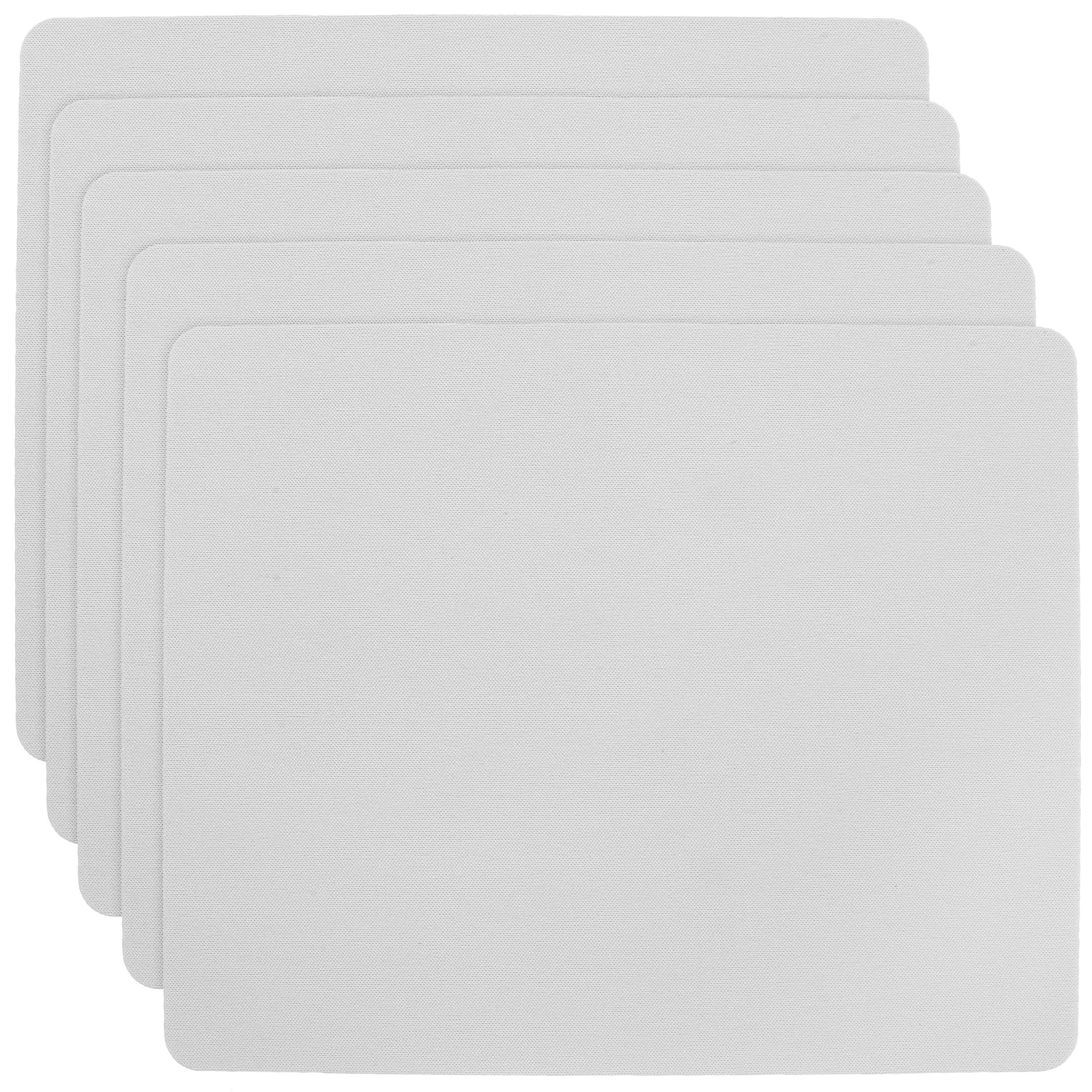 Tappetino in gomma per computer desktop da 5 pezzi, regalo per mouse, sublimazione, cuscinetti per laptop per cuscino per il viso