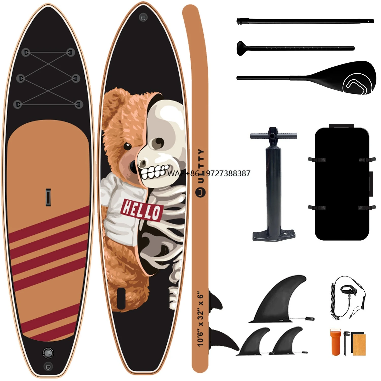 

New Wholesale Touring Stand up Paddle Board Inflatable Paddleboard with Customized Design Logo Factory Price China