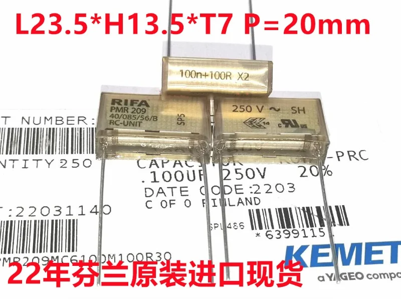 

PMR209MC PMR209ME 100n+100R X2 PMR209MC6100M100R PMR209ME6470M047 PMR209MC6220M220R30 PMR209MB5470M047R 47n+47R P15mm 1шт.