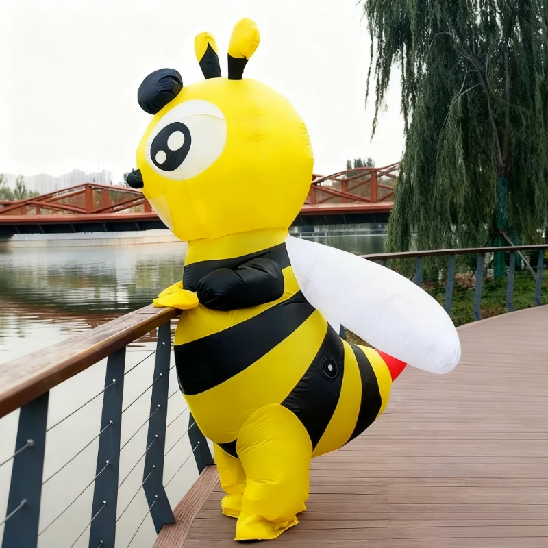 

Ultimate bee inflatable costume Funny Animal Cosplay Outfit Halloween Carnival Christmas holiday Party costume Performance Props