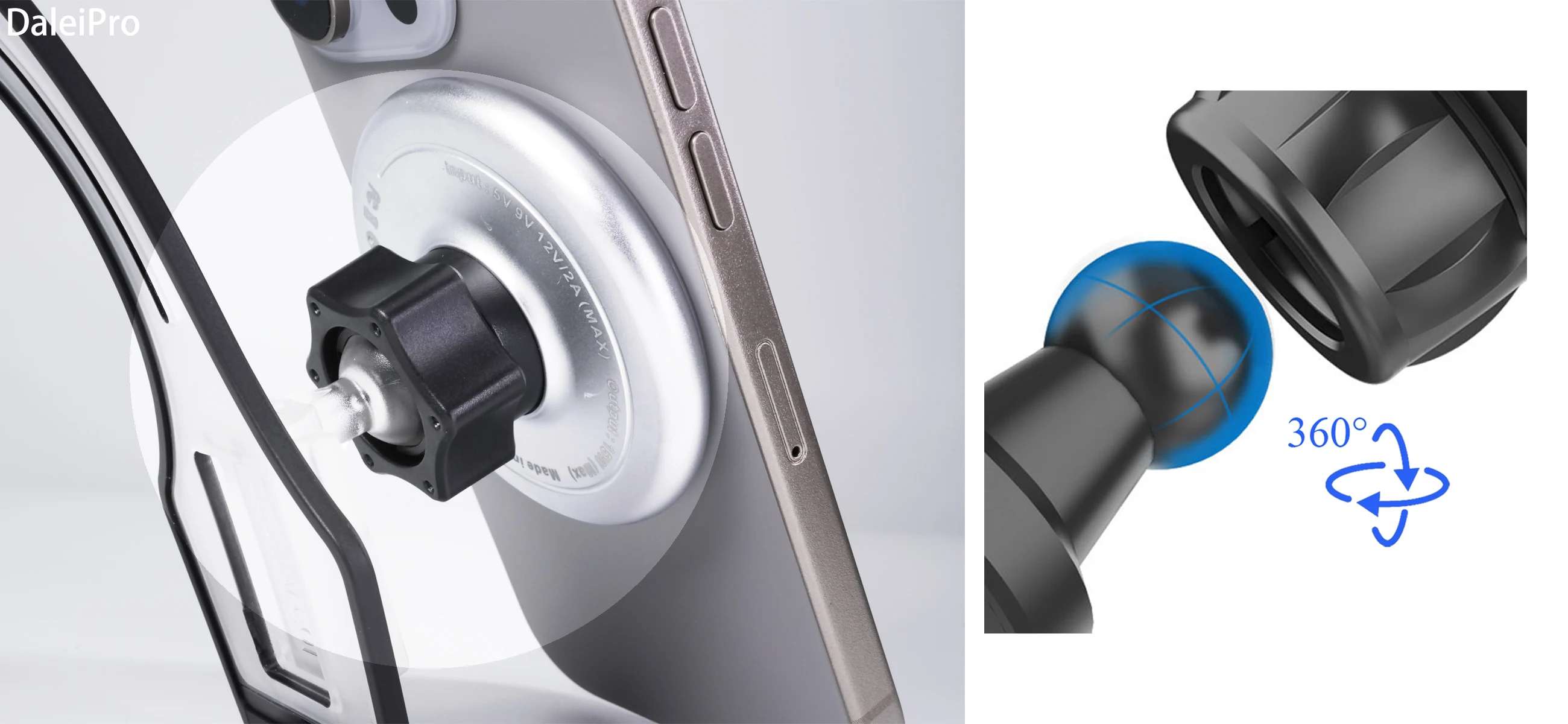 Für Mercedes-Benz CLS C257 2019-2023 AMG 450 Spezielle Auto Telefon Halter Basis Drahtlose Lade Halter Auto MagSafe halter Ladegerät – Detail 8