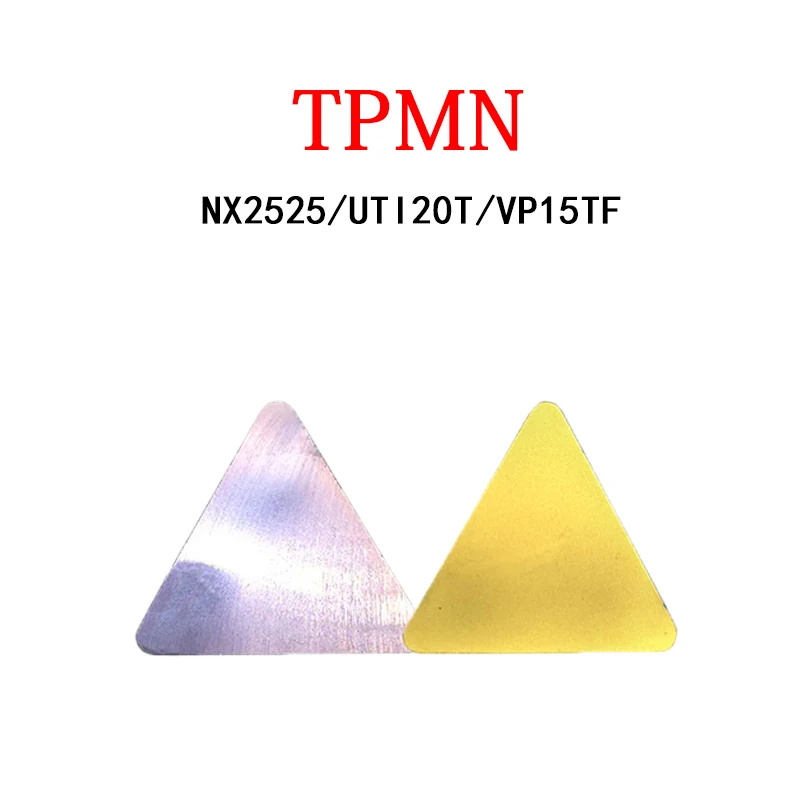 Inserts en carbure d'origine, outil TPMN 110308, 160304, TPMN110304, TPMN110308, TPMN160304, TPMN160308, TPMN220408, TPMN220412, NX2525, UTI20T